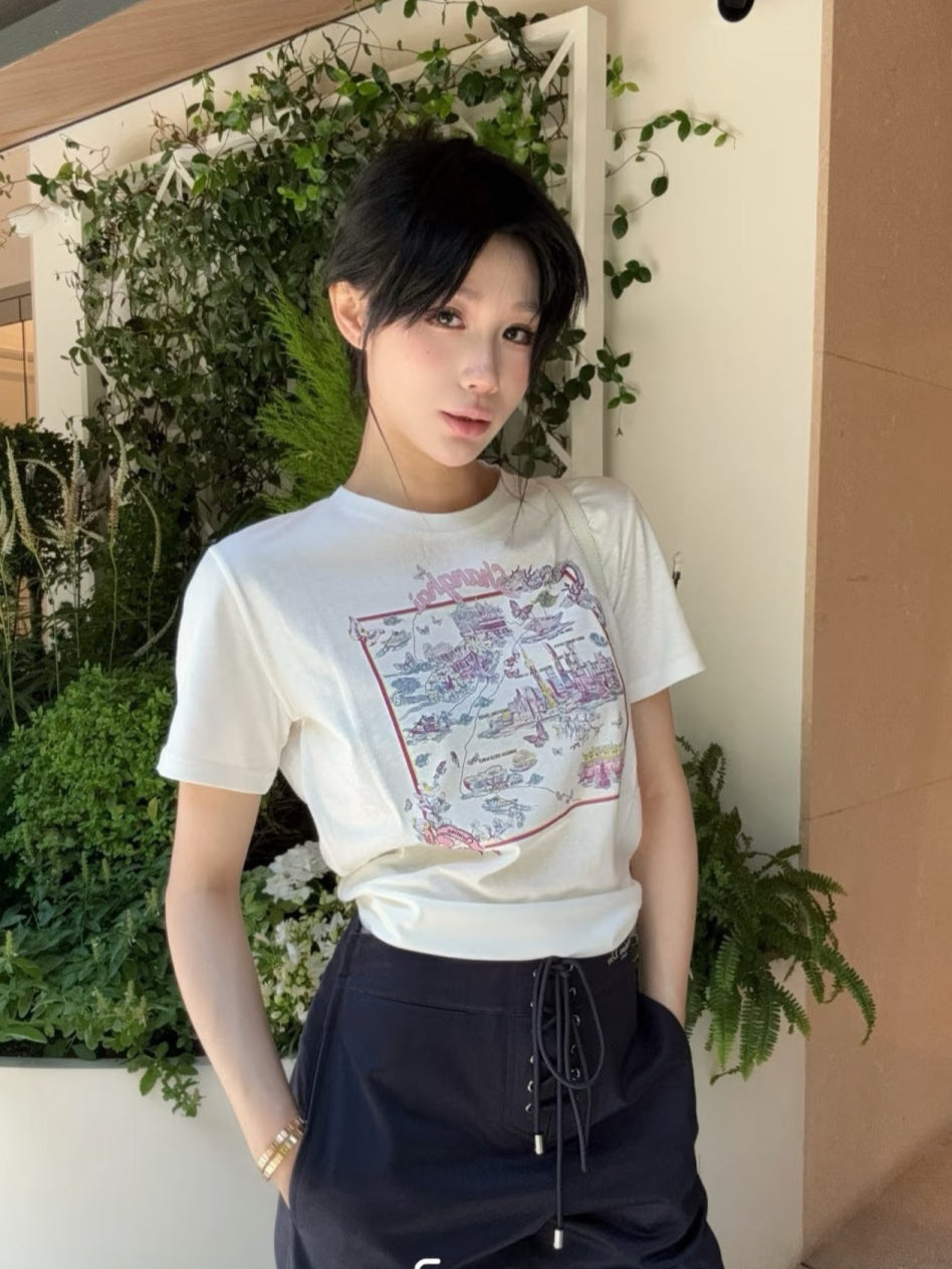 25ss print t-shirt