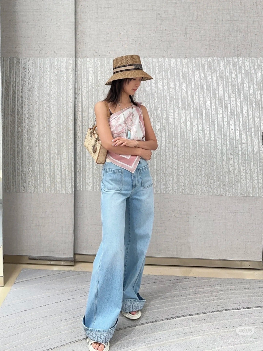 25ss jacquard jeans