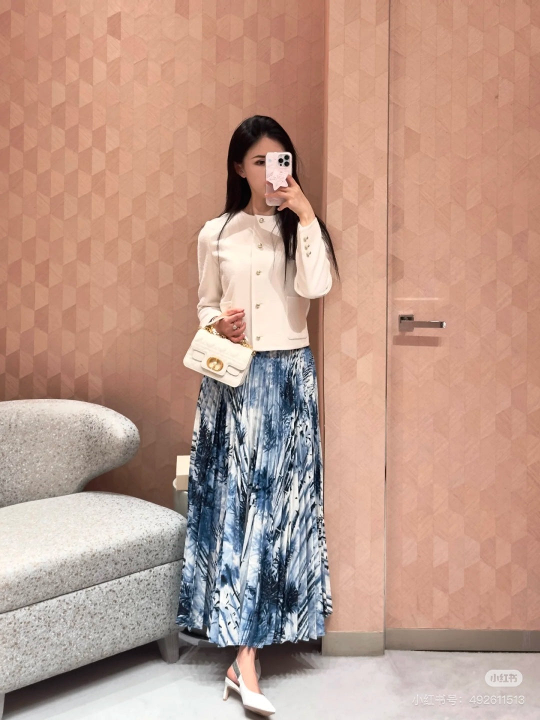 25ss pleated skirt