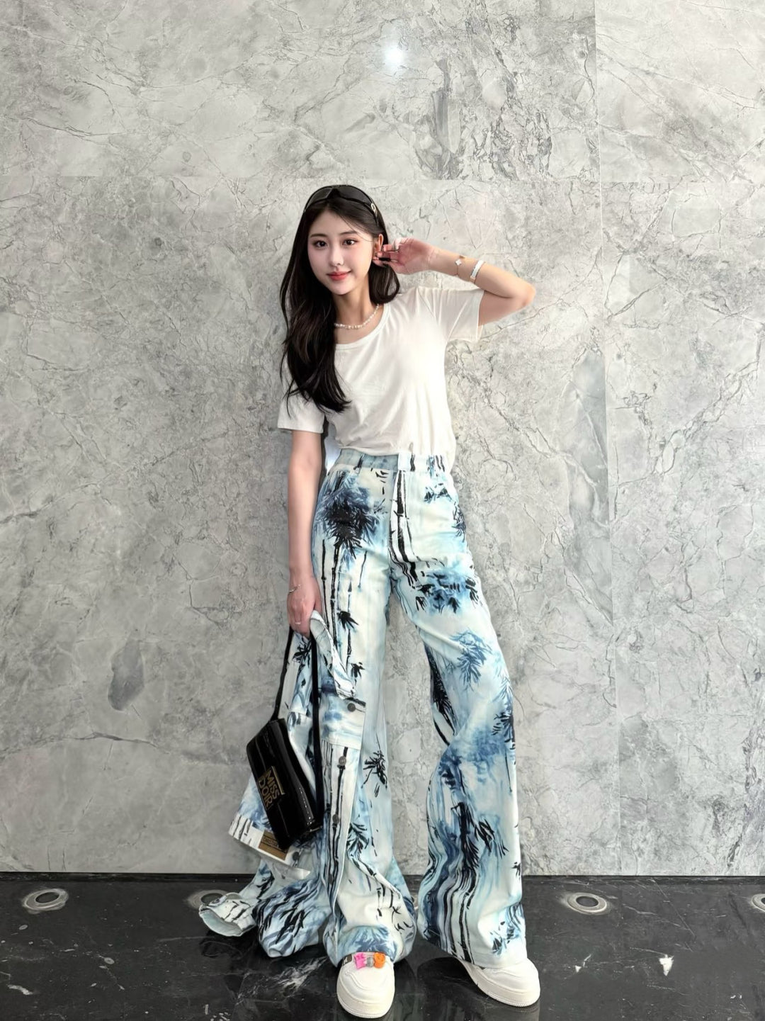 25ss print jeans