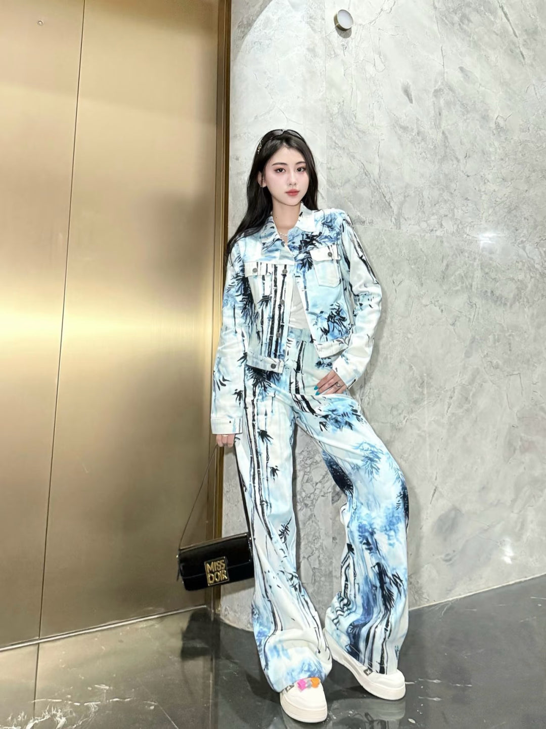 25ss print jeans