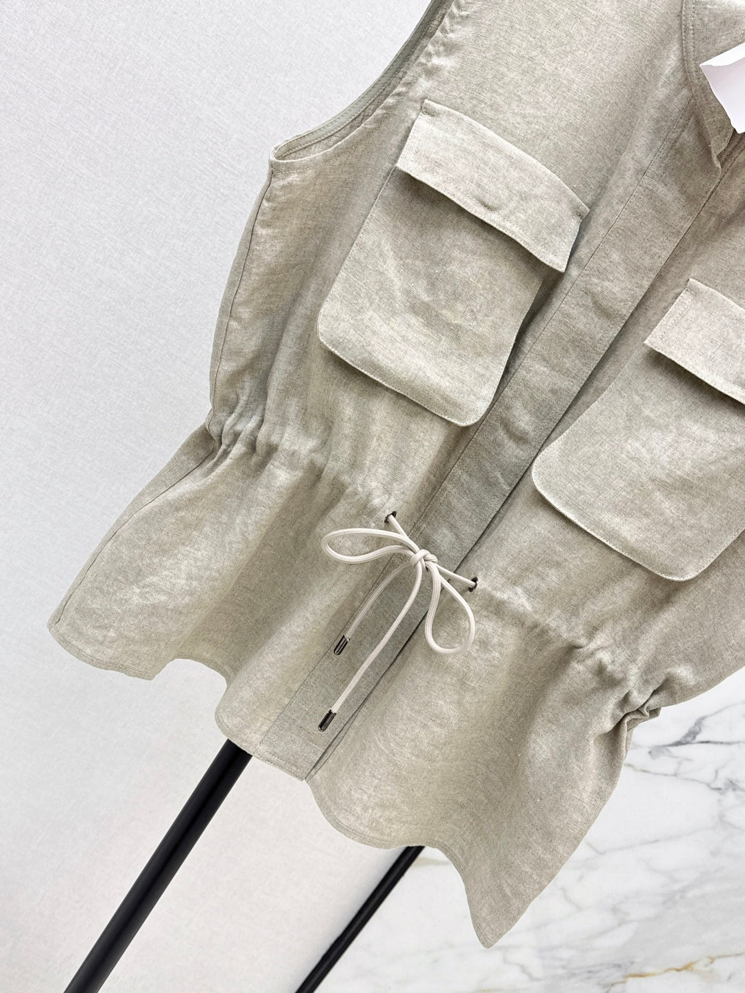 25ss linen vest