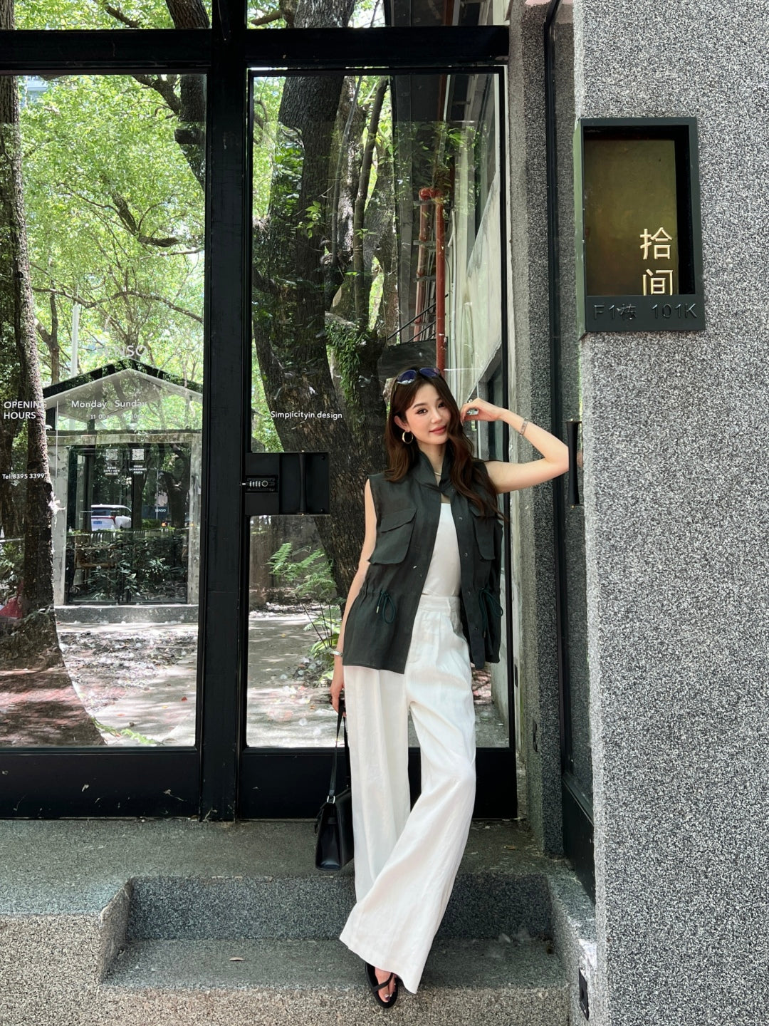 25ss linen vest