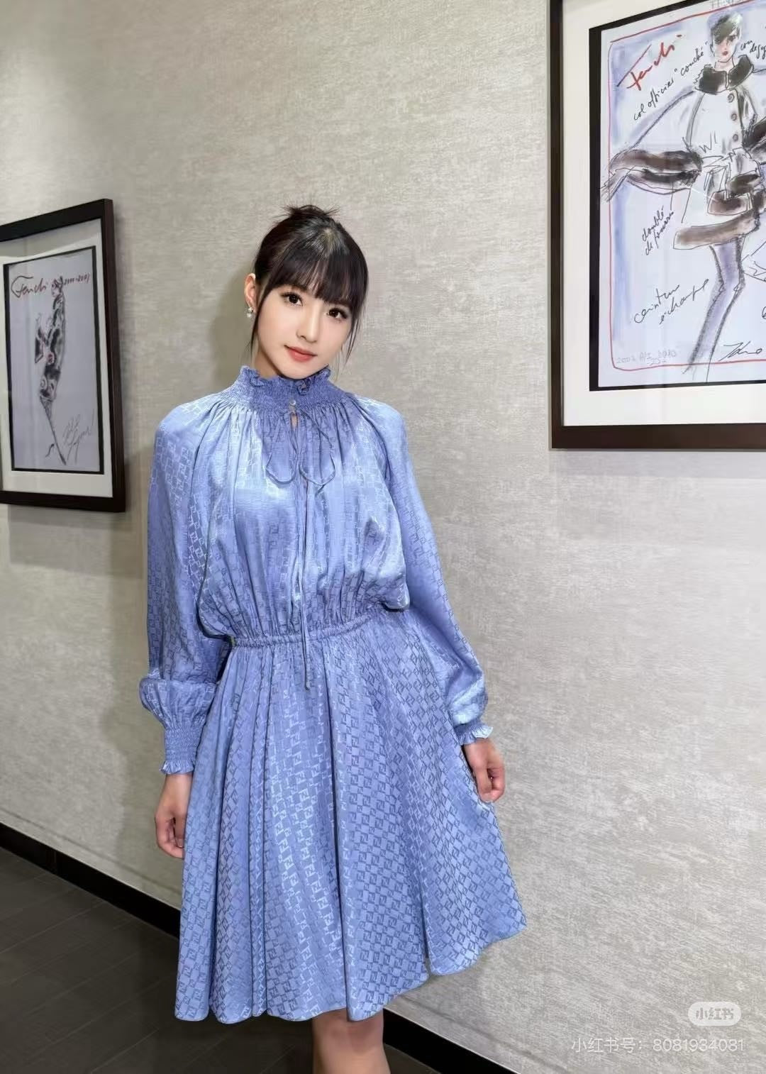 25ss jacquard dress