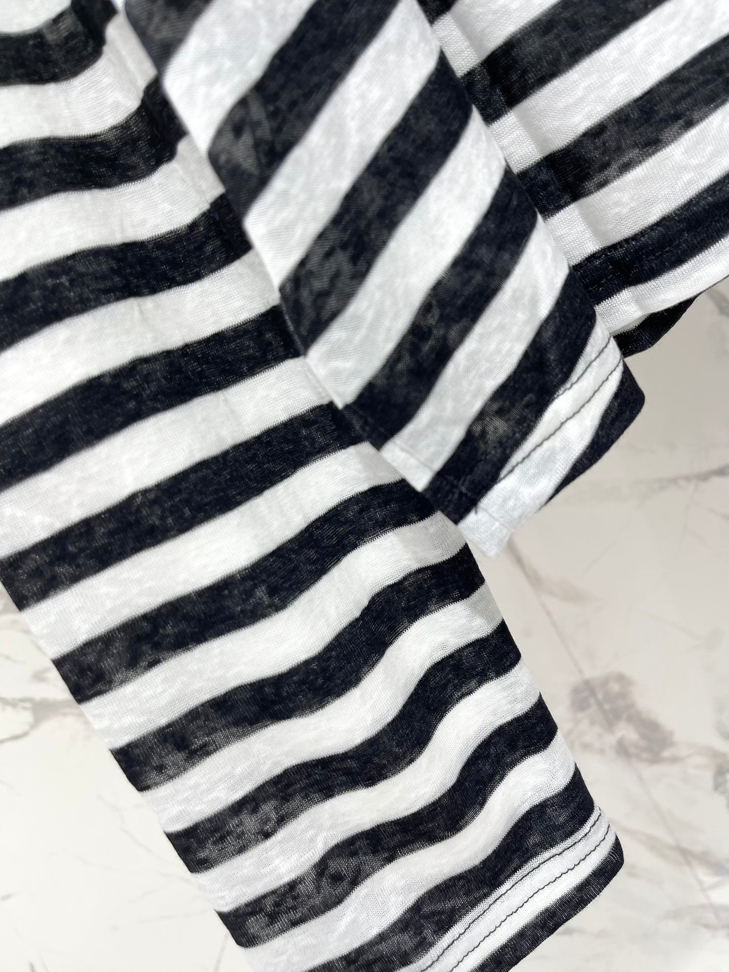 Miu 25ss striped shirt
