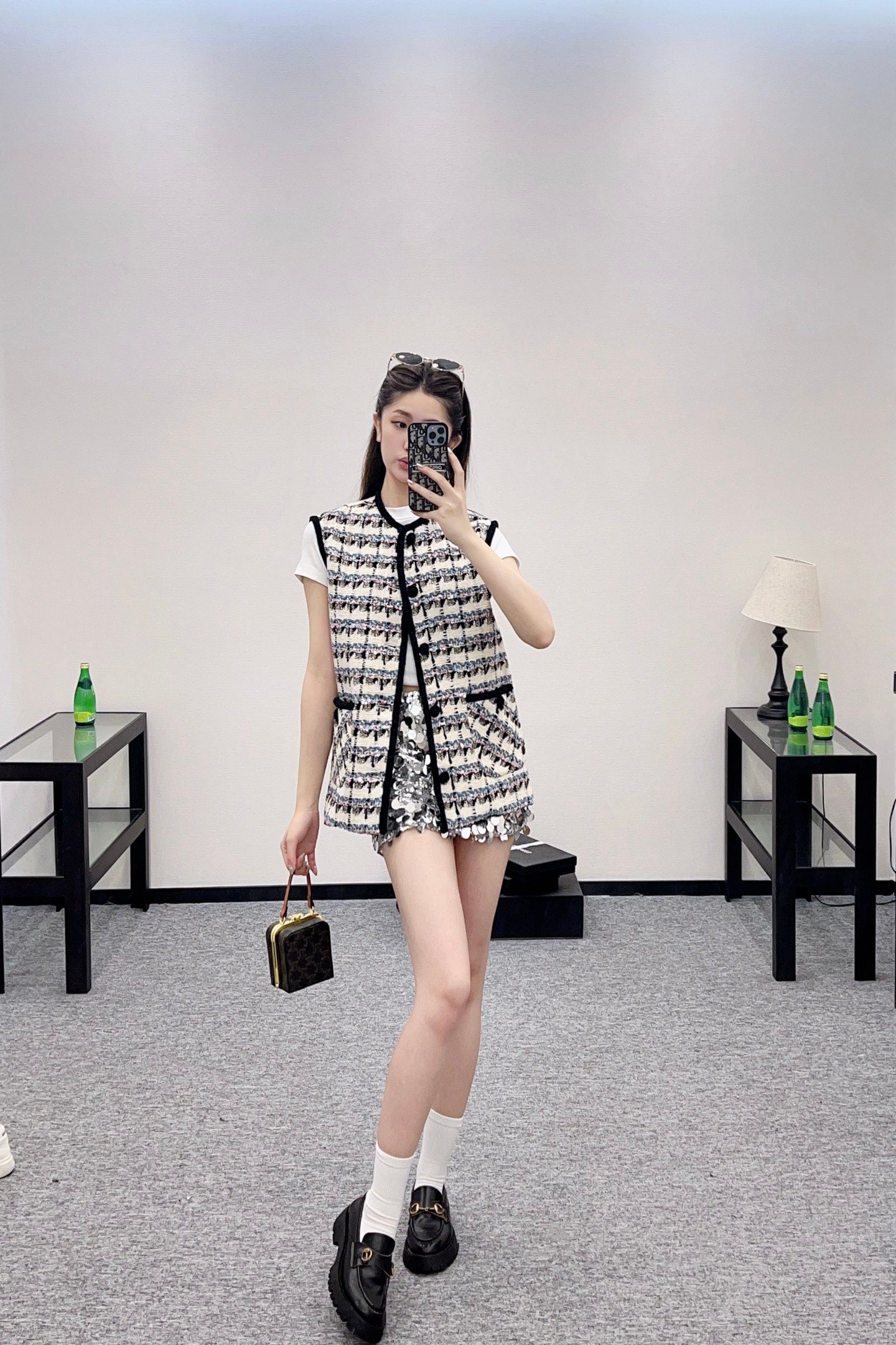 2025 new product Sequined vest