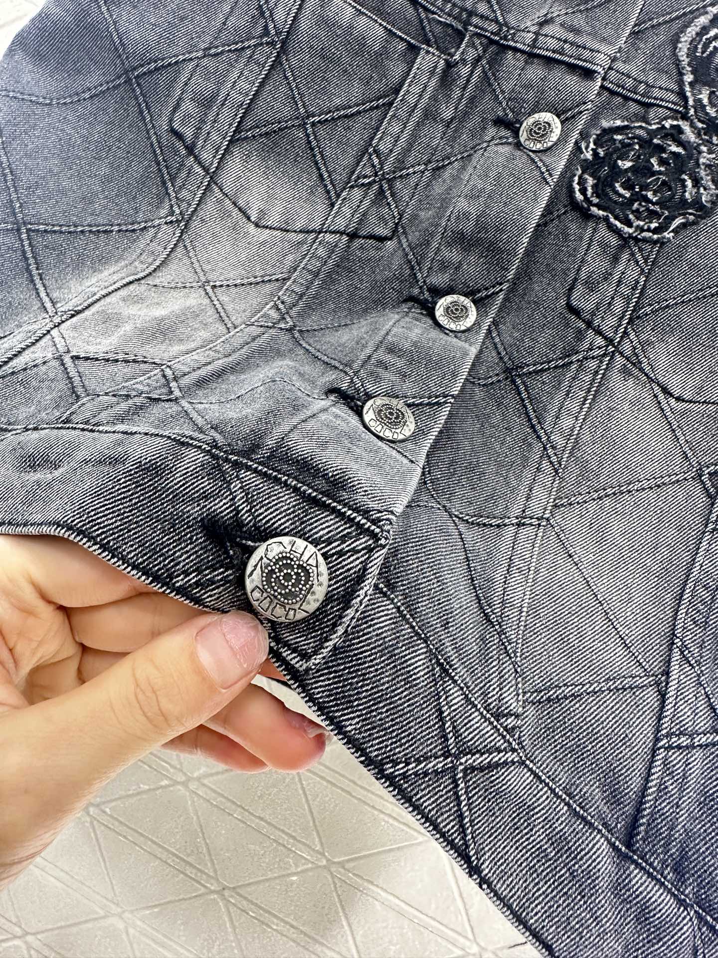 2025 new products Denim vest and short skirt set