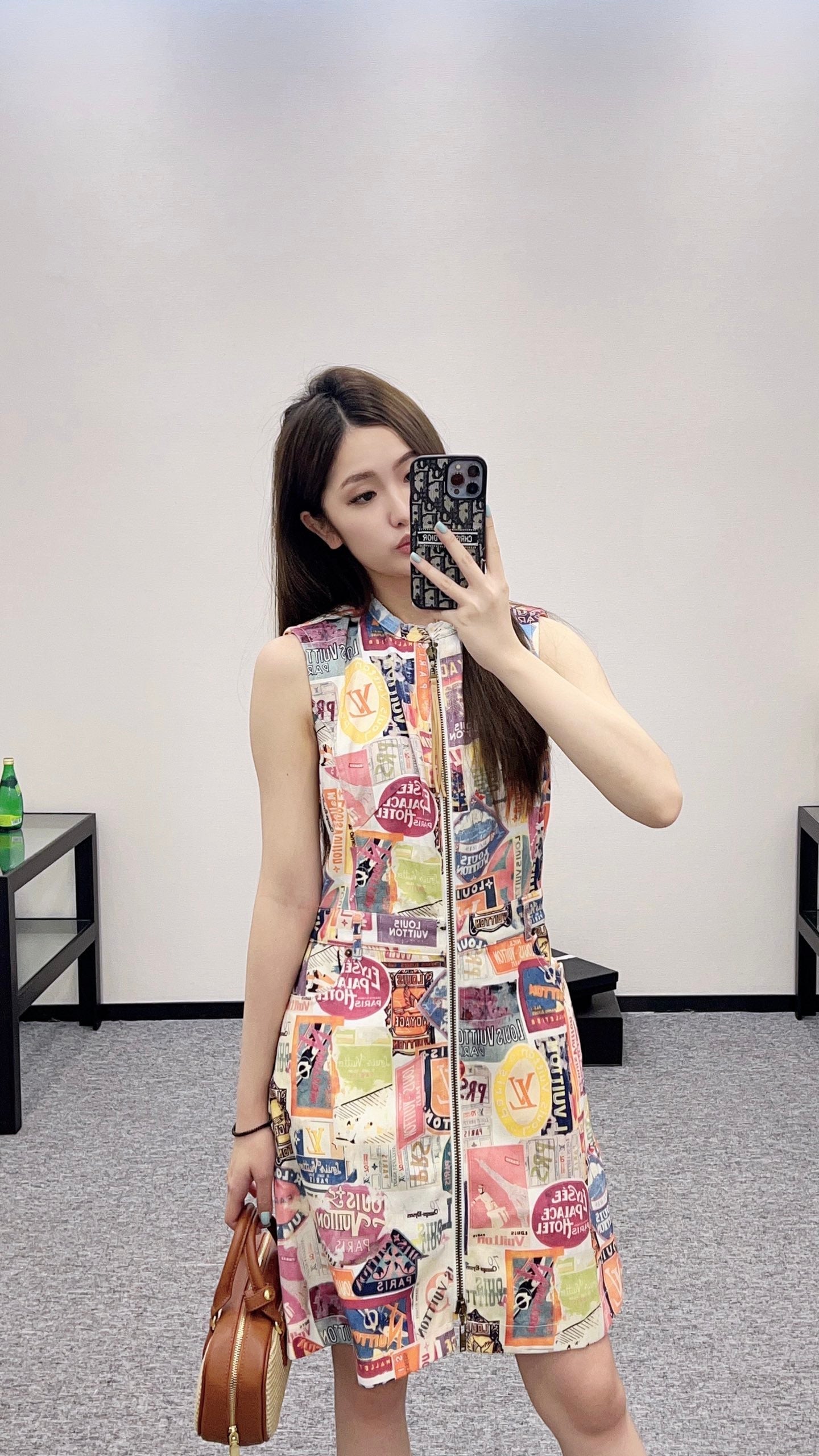2025 new product Denim vest skirt