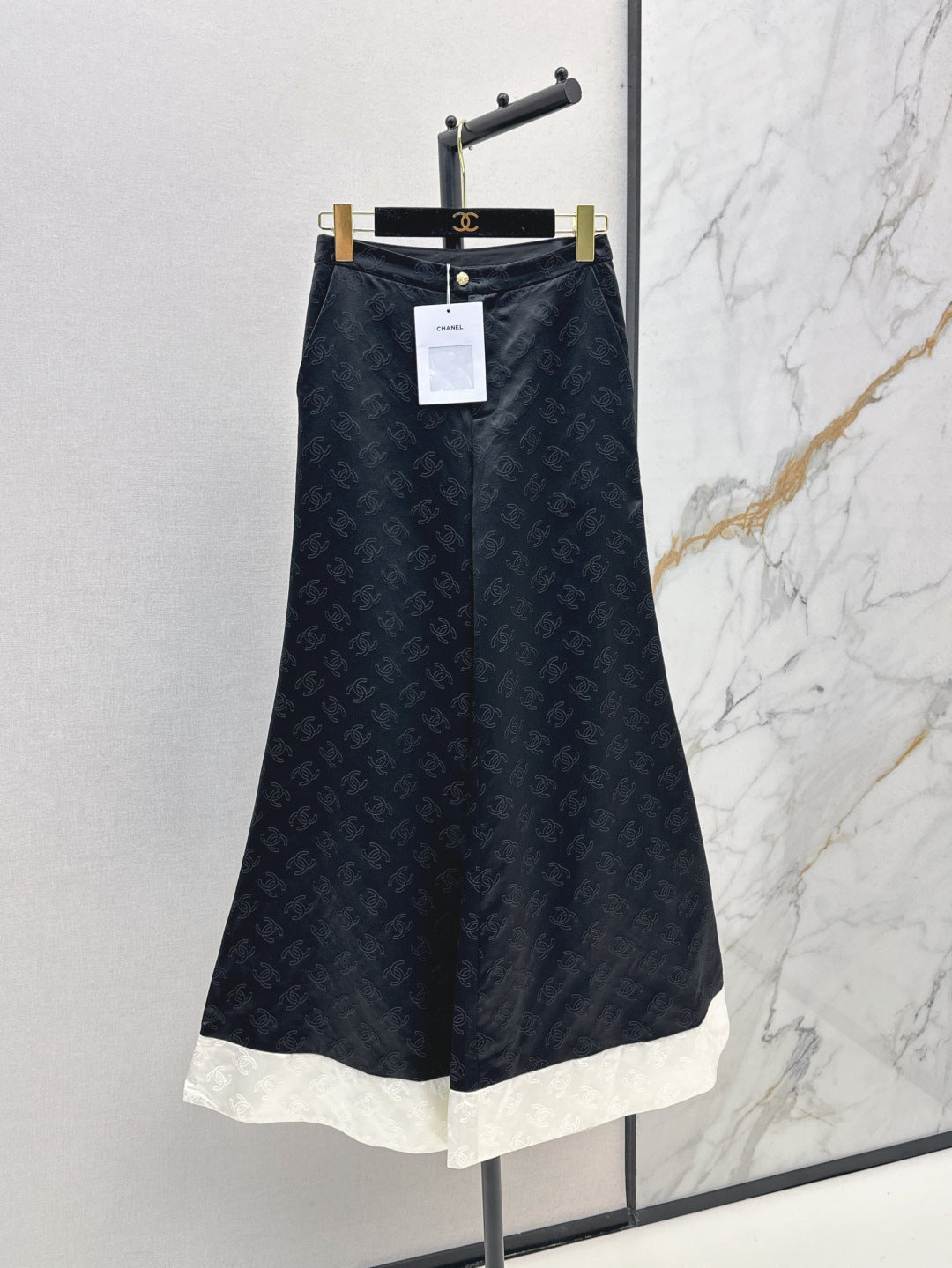 25fw silk bell bottom