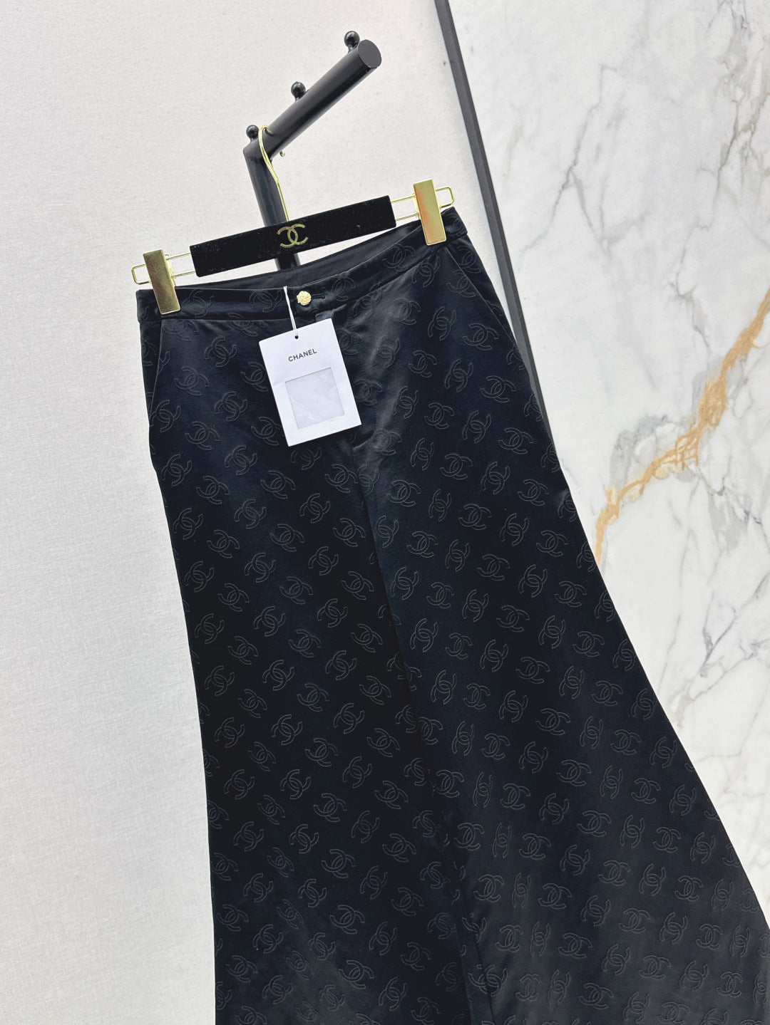 25fw silk bell bottom
