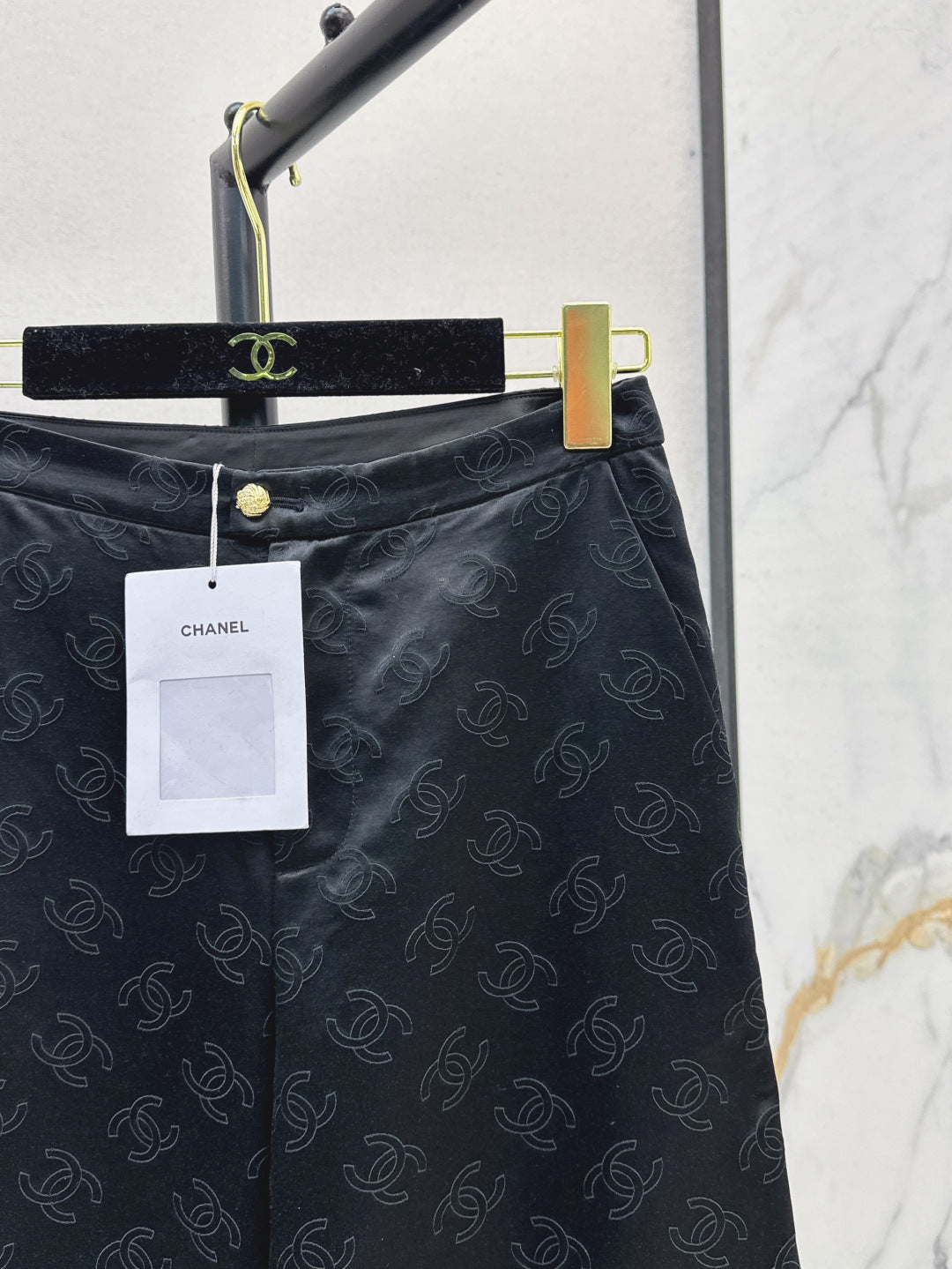 25fw silk bell bottom