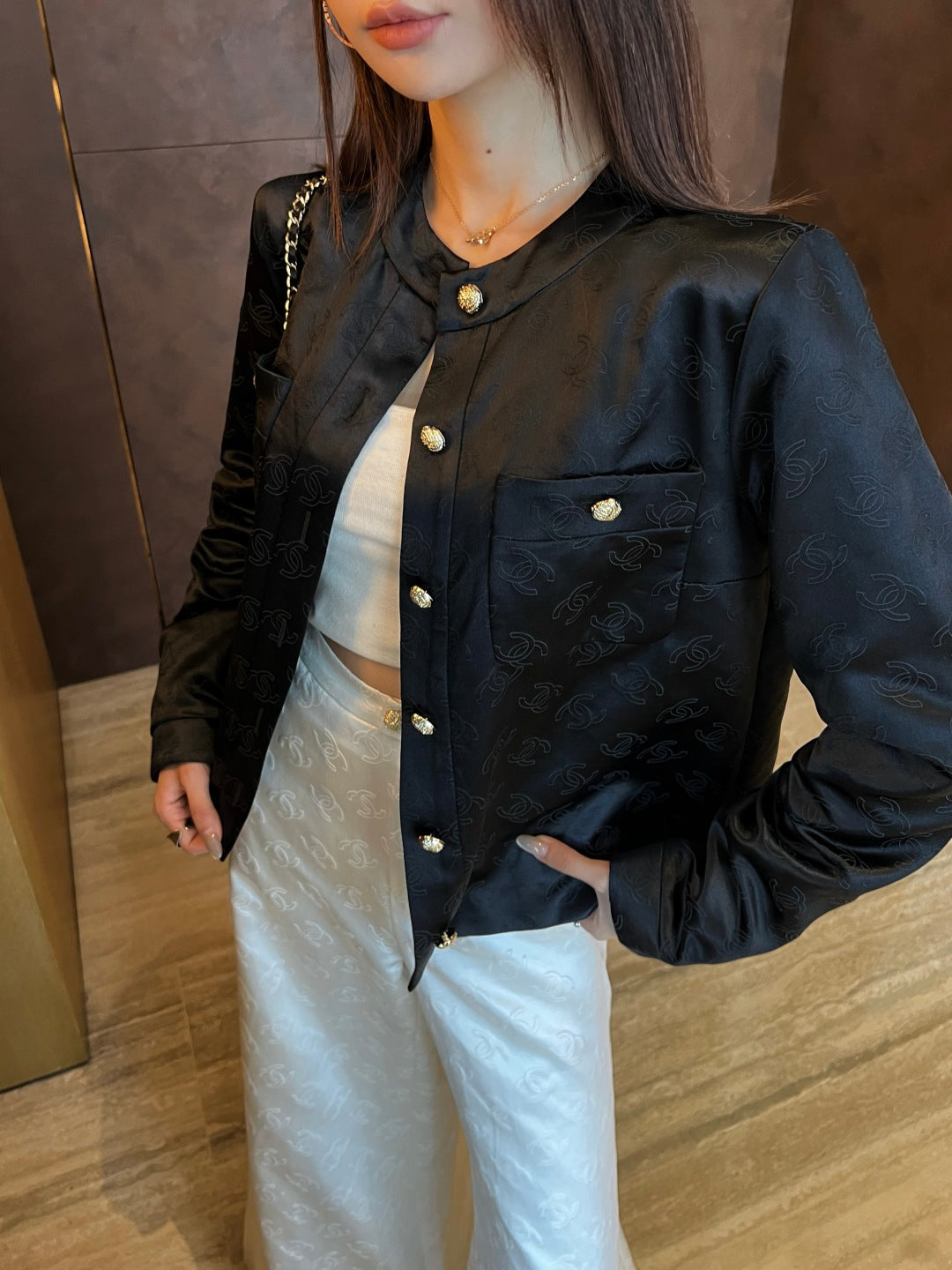 25fw silk jacket