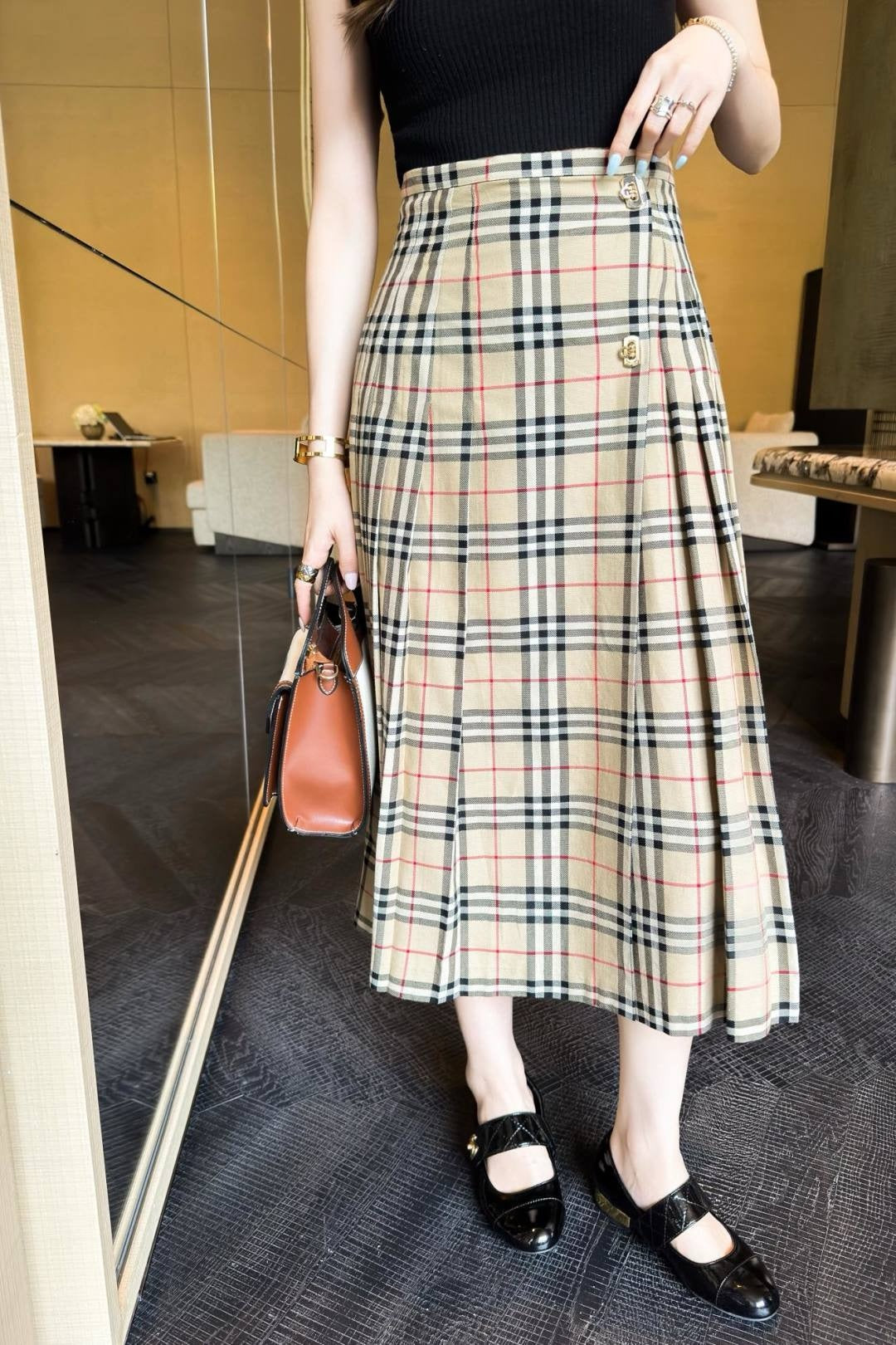 25fw printed skirt
