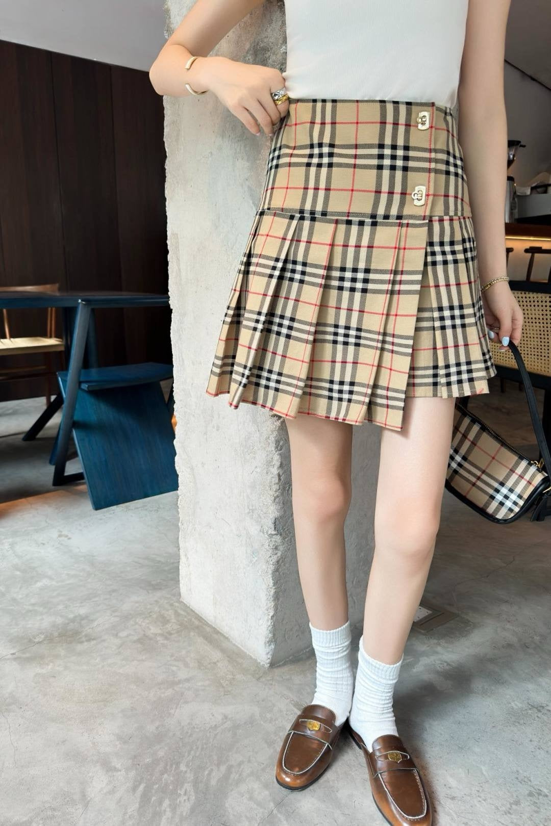 25ss printed skirt