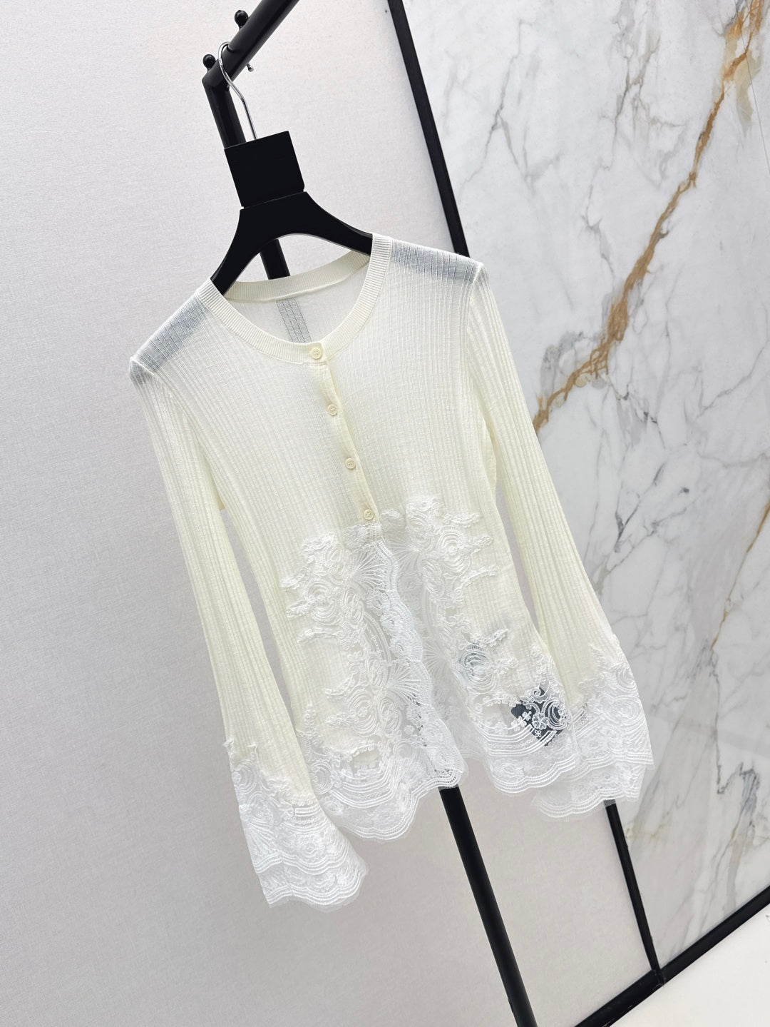 25fw lace cardigan