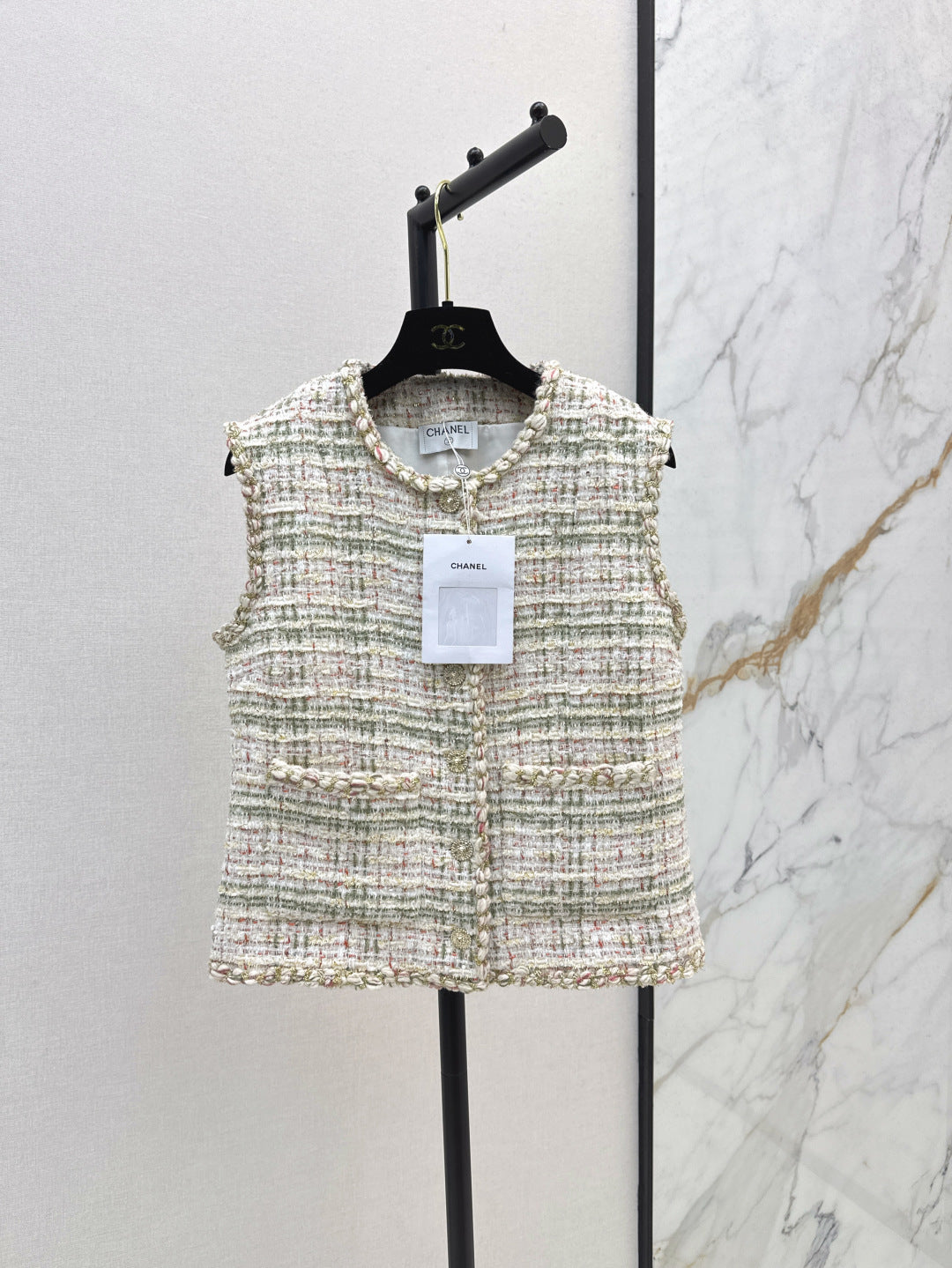 25fw woven vest