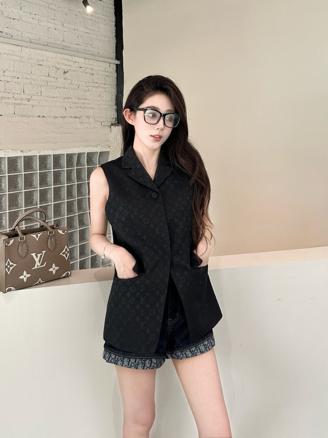 25ss jacquard vest