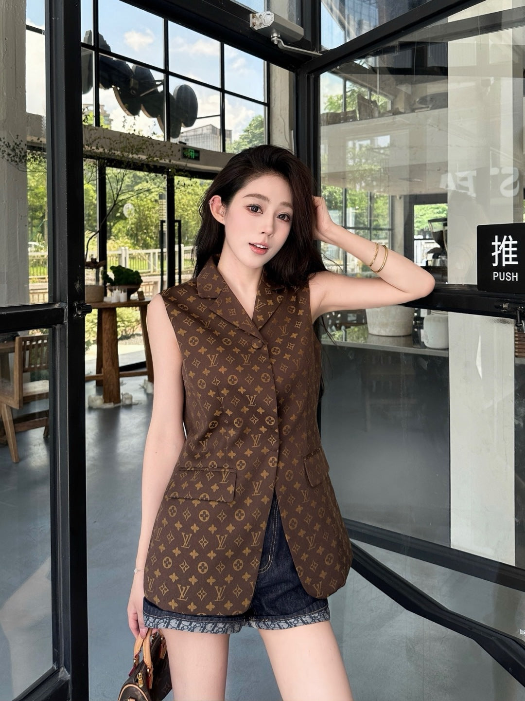 25ss jacquard vest