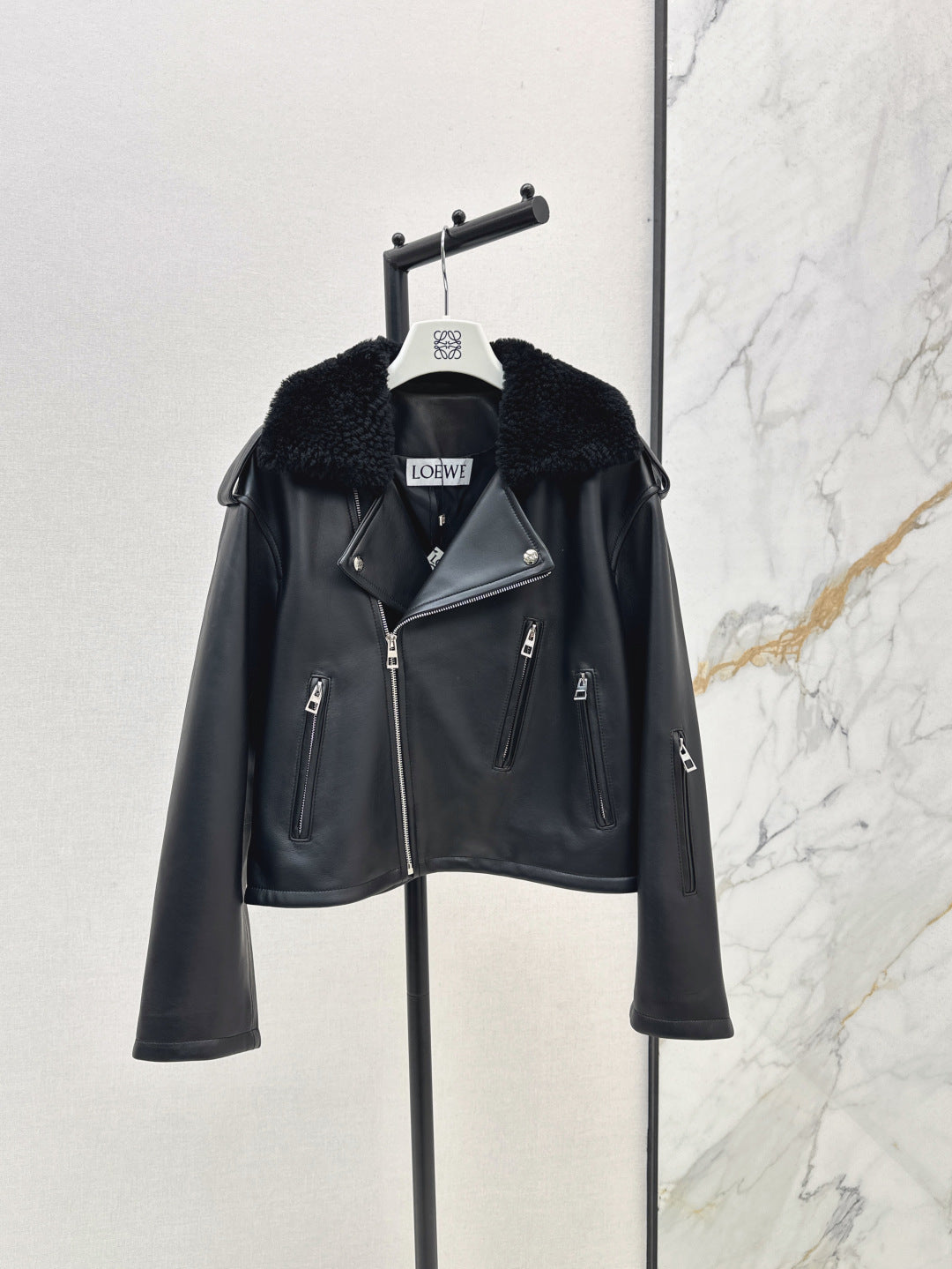 25fw leather jacket