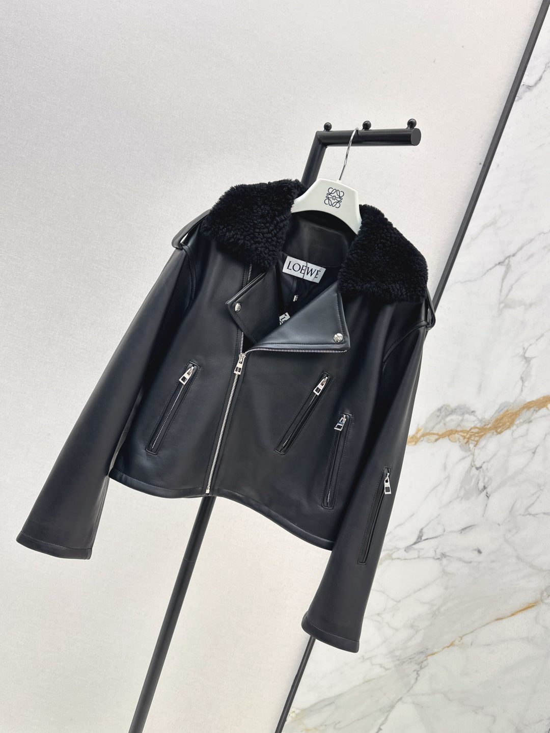 25fw leather jacket