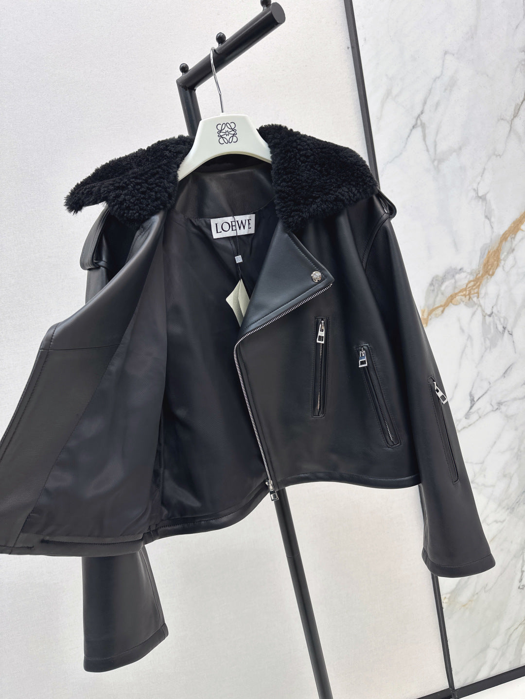 25fw leather jacket