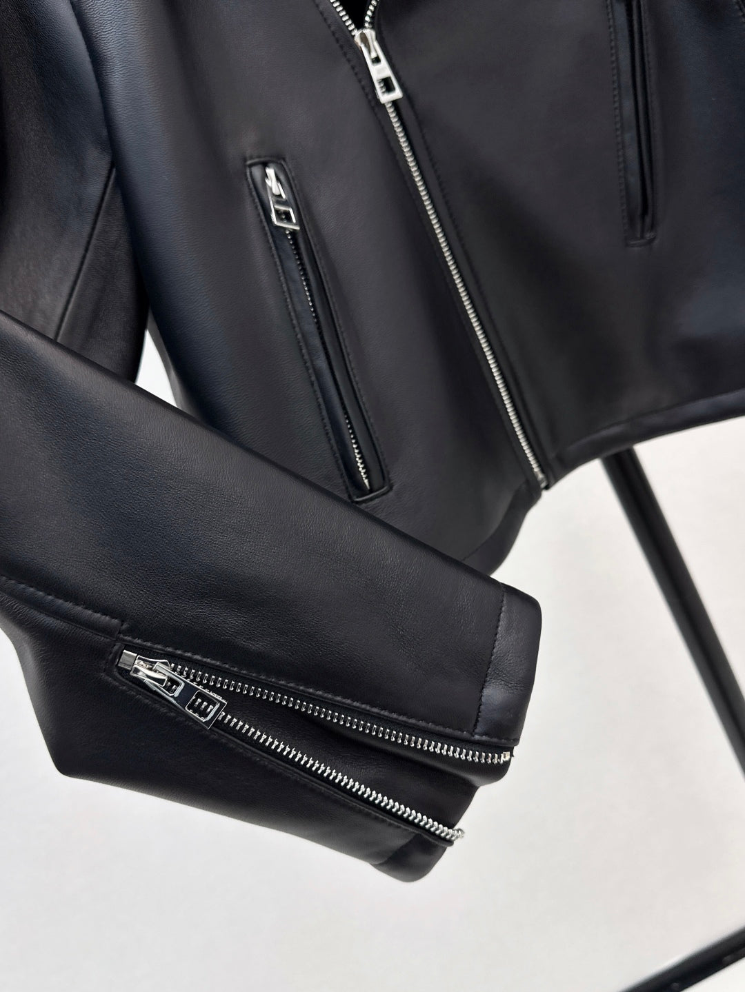 25fw leather jacket