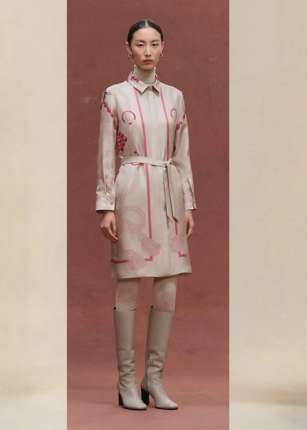 25fw silk dress