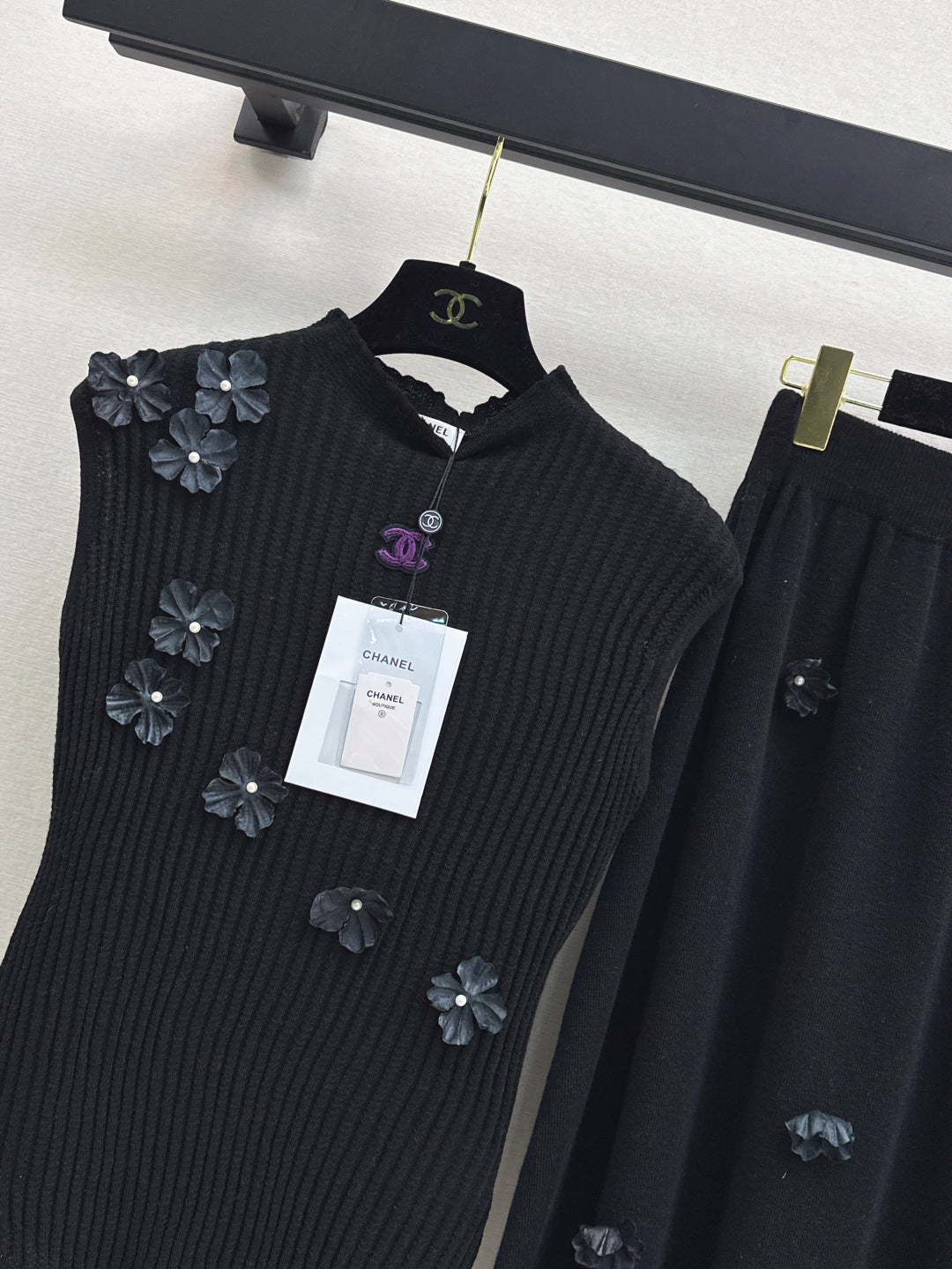 25fw knitted suit