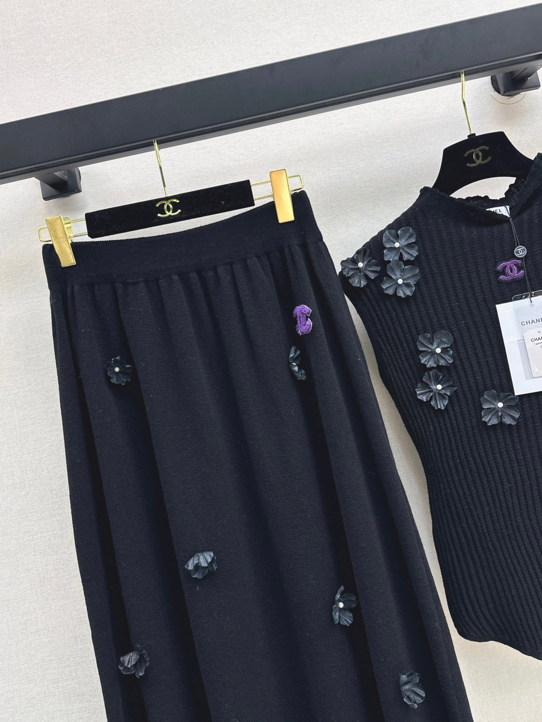 25fw knitted suit