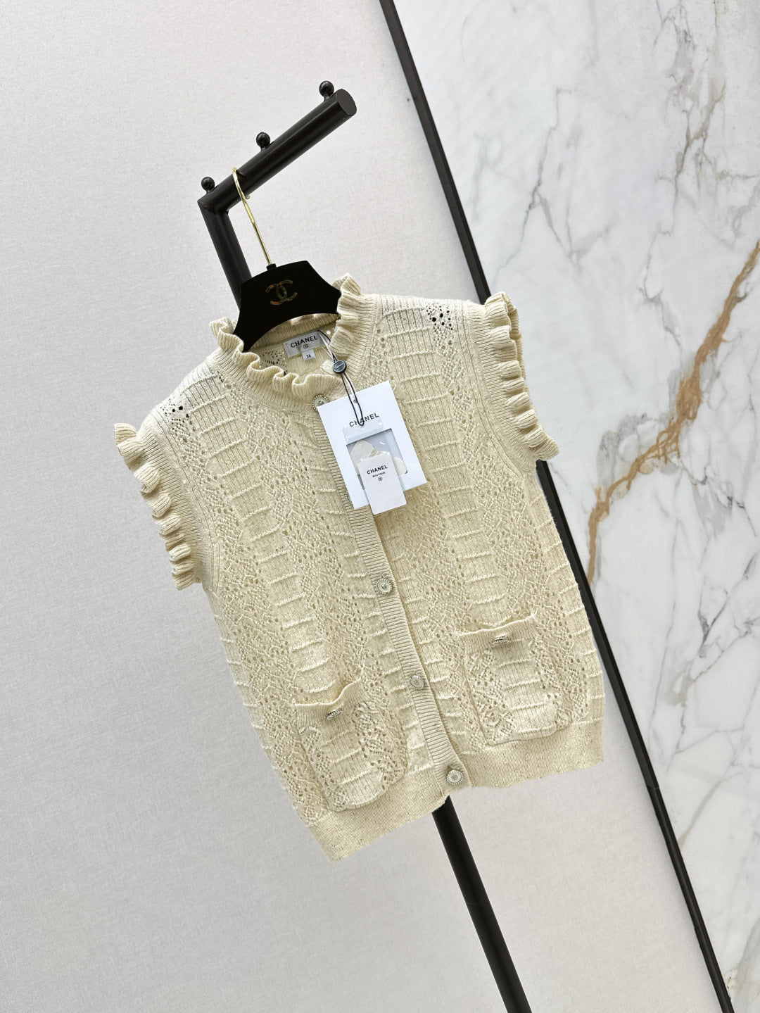 25fw knitted vest