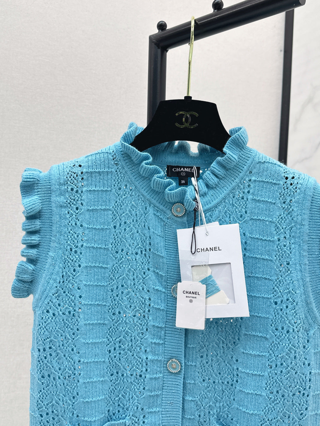 25fw knitted vest