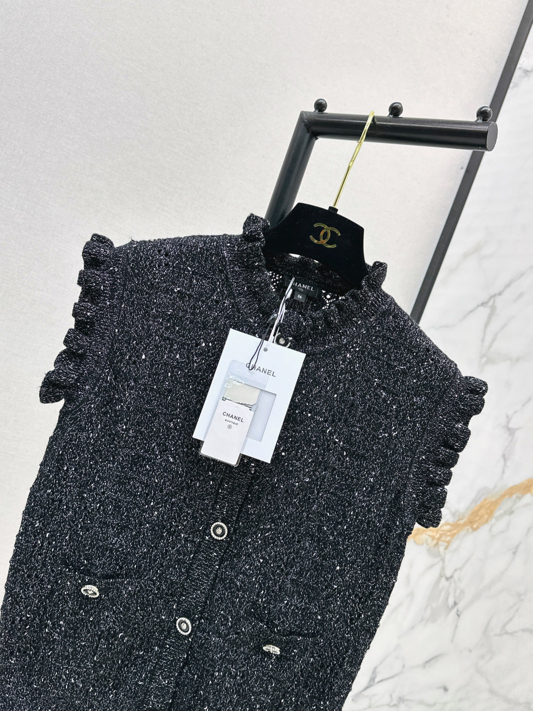 25fw knitted vest