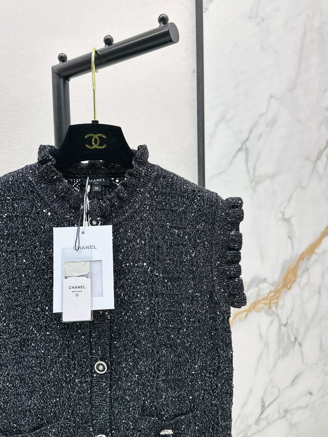 25fw knitted vest