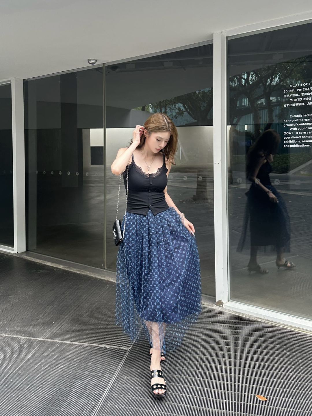 25ss monogram skirt