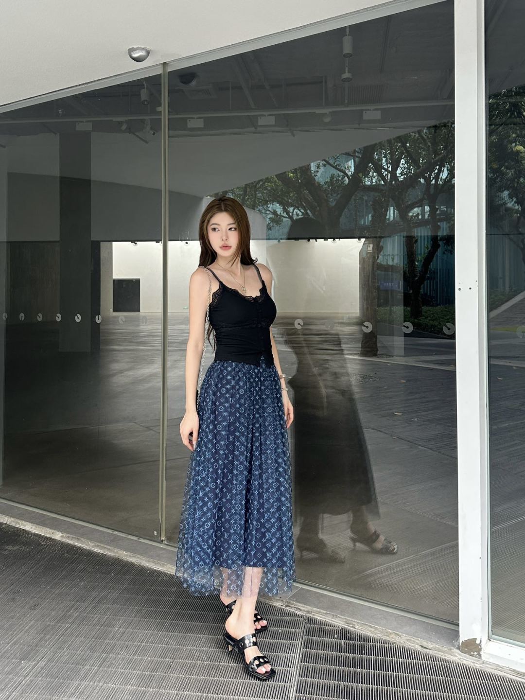 25ss monogram skirt