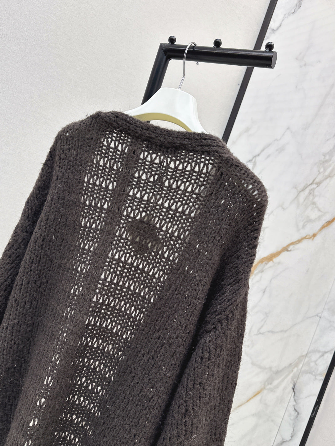 25fw embroidered cardigan