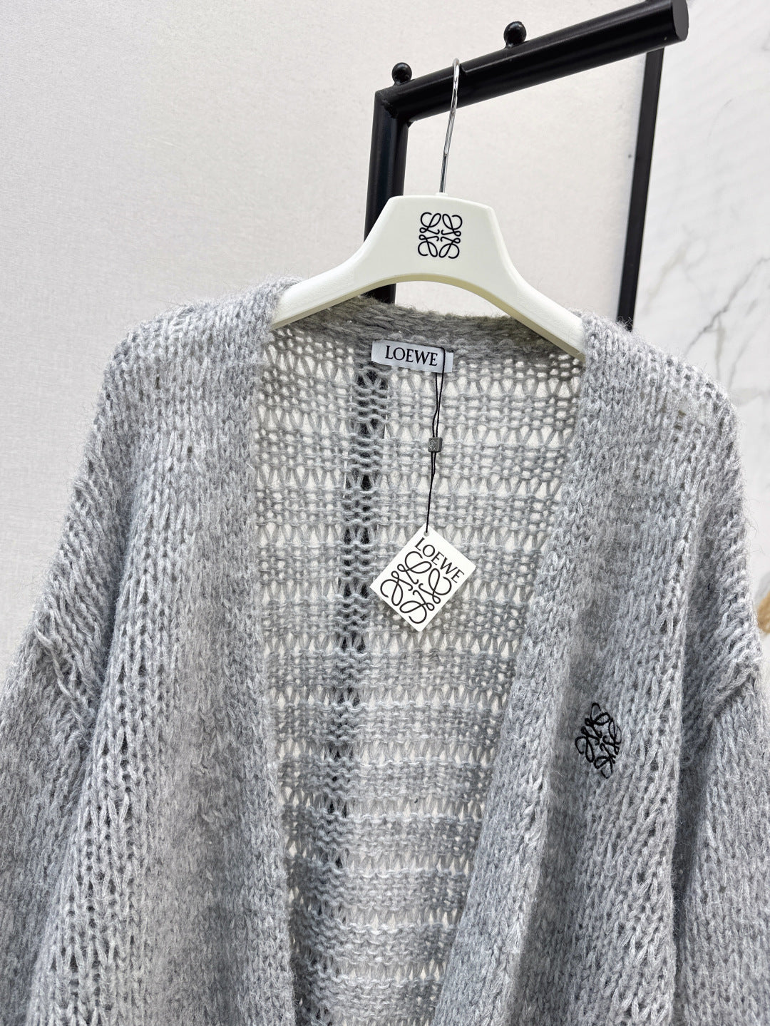 25fw embroidered cardigan