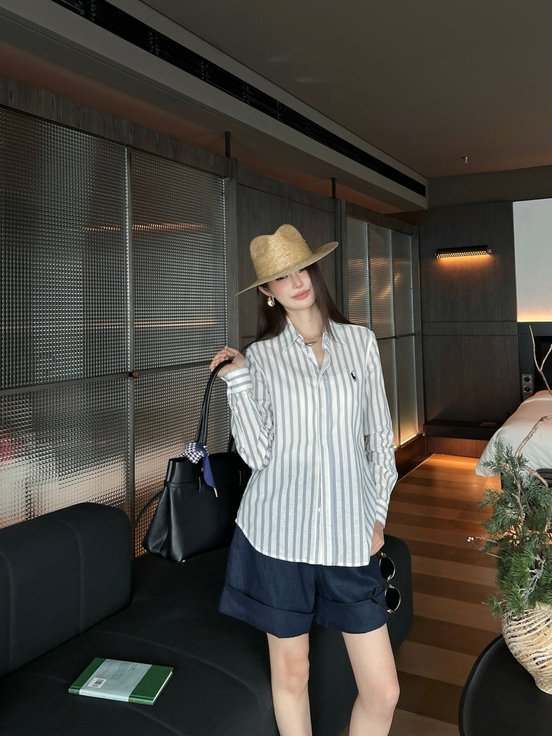 25fw embroidered shirt