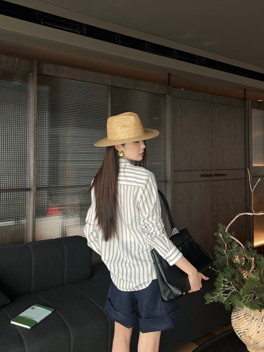 25fw embroidered shirt