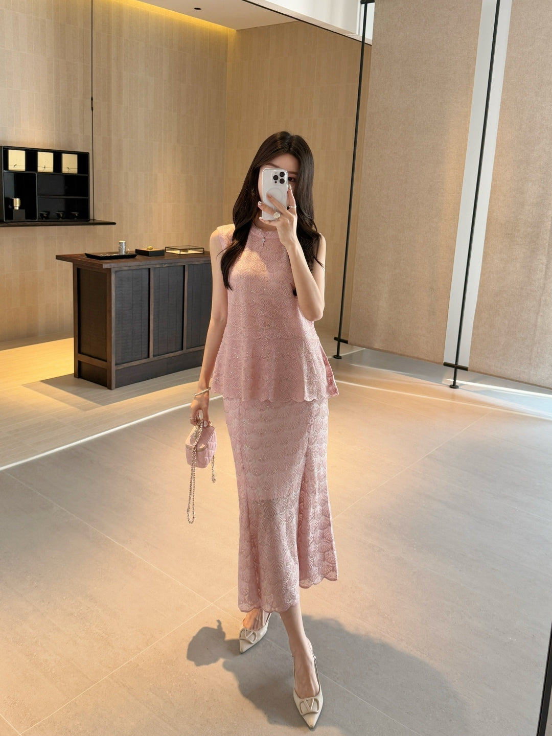 25ss beaded suit