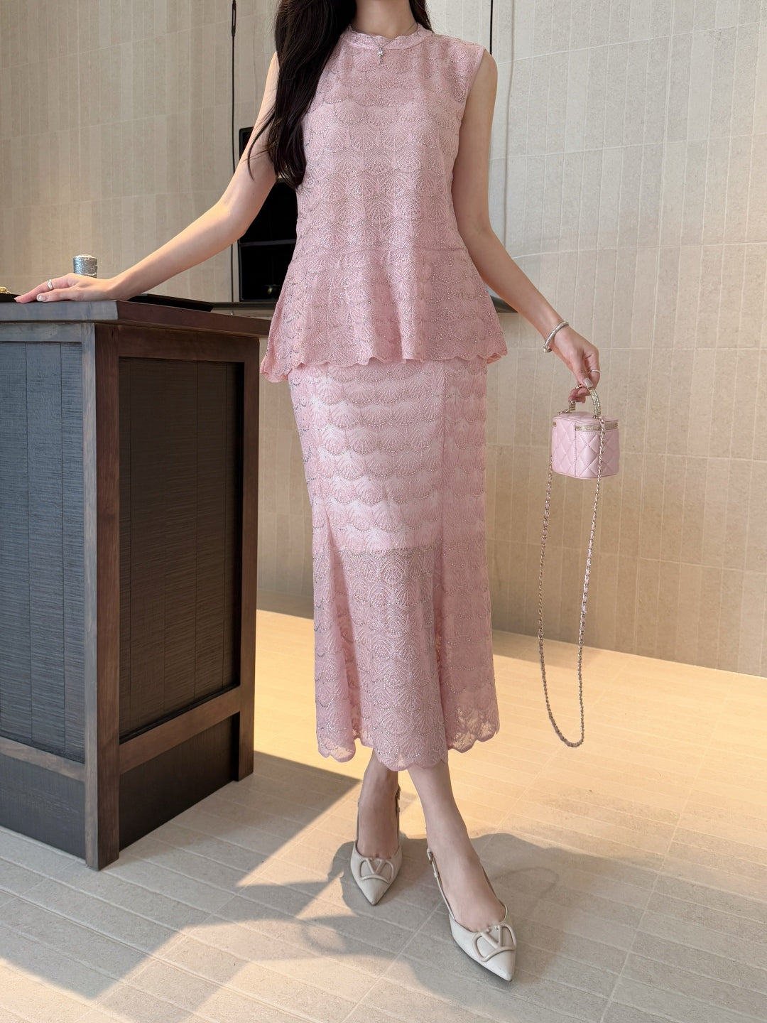 25ss beaded suit