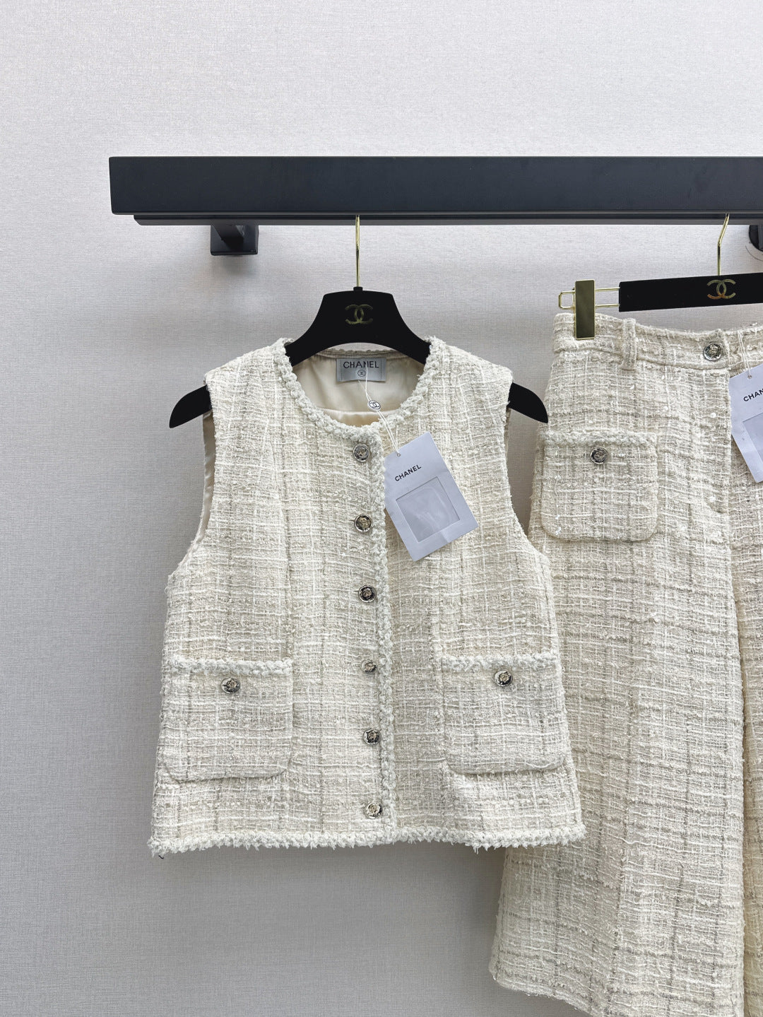 25fw woven vest