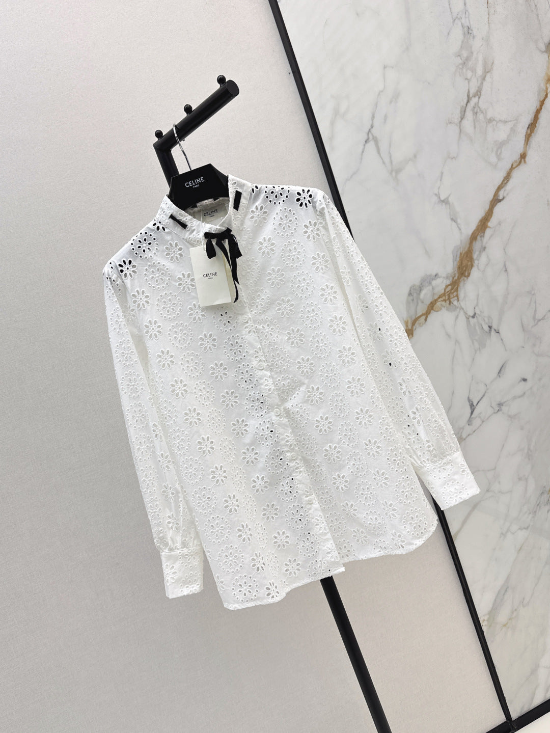 25fw embroidered shirt