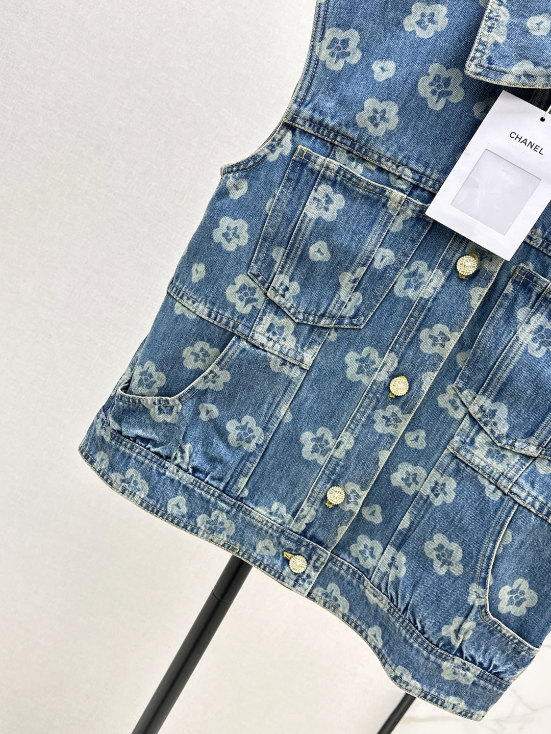 25fw denim vest