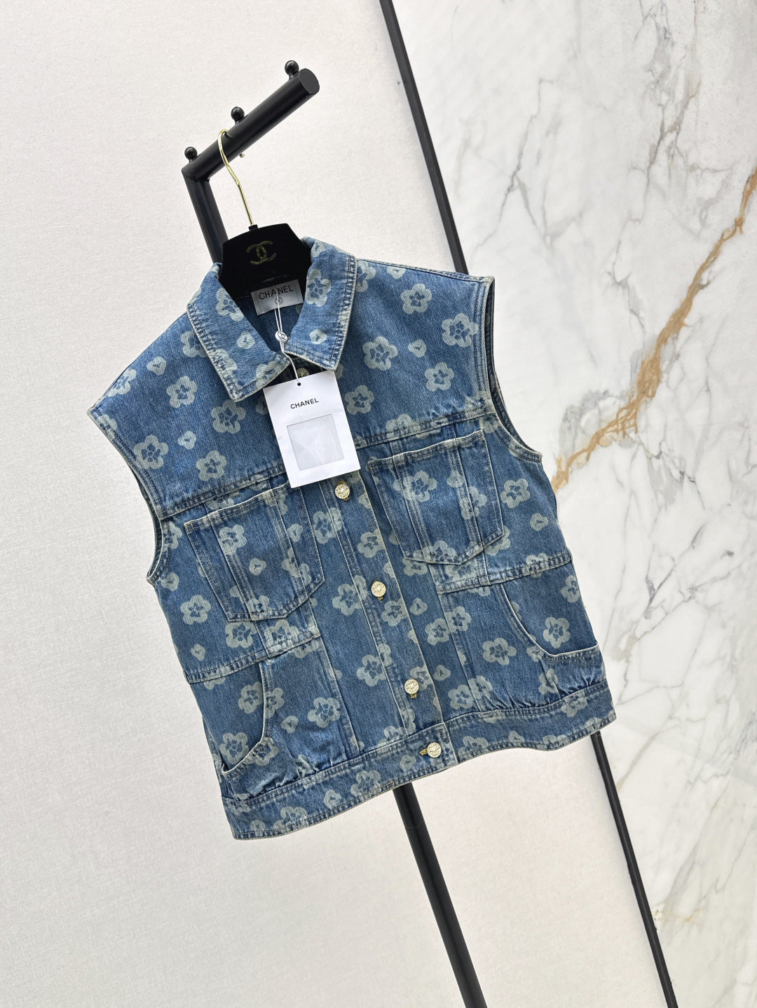 25fw denim vest