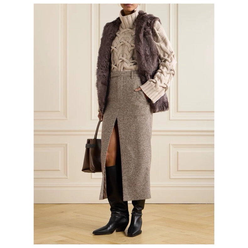 25fw split dress
