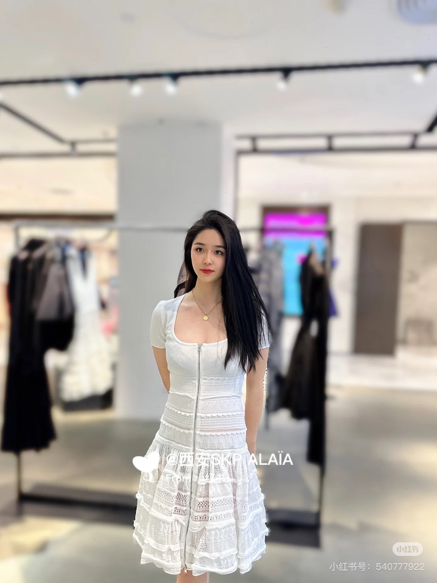 25fw ruffled dress