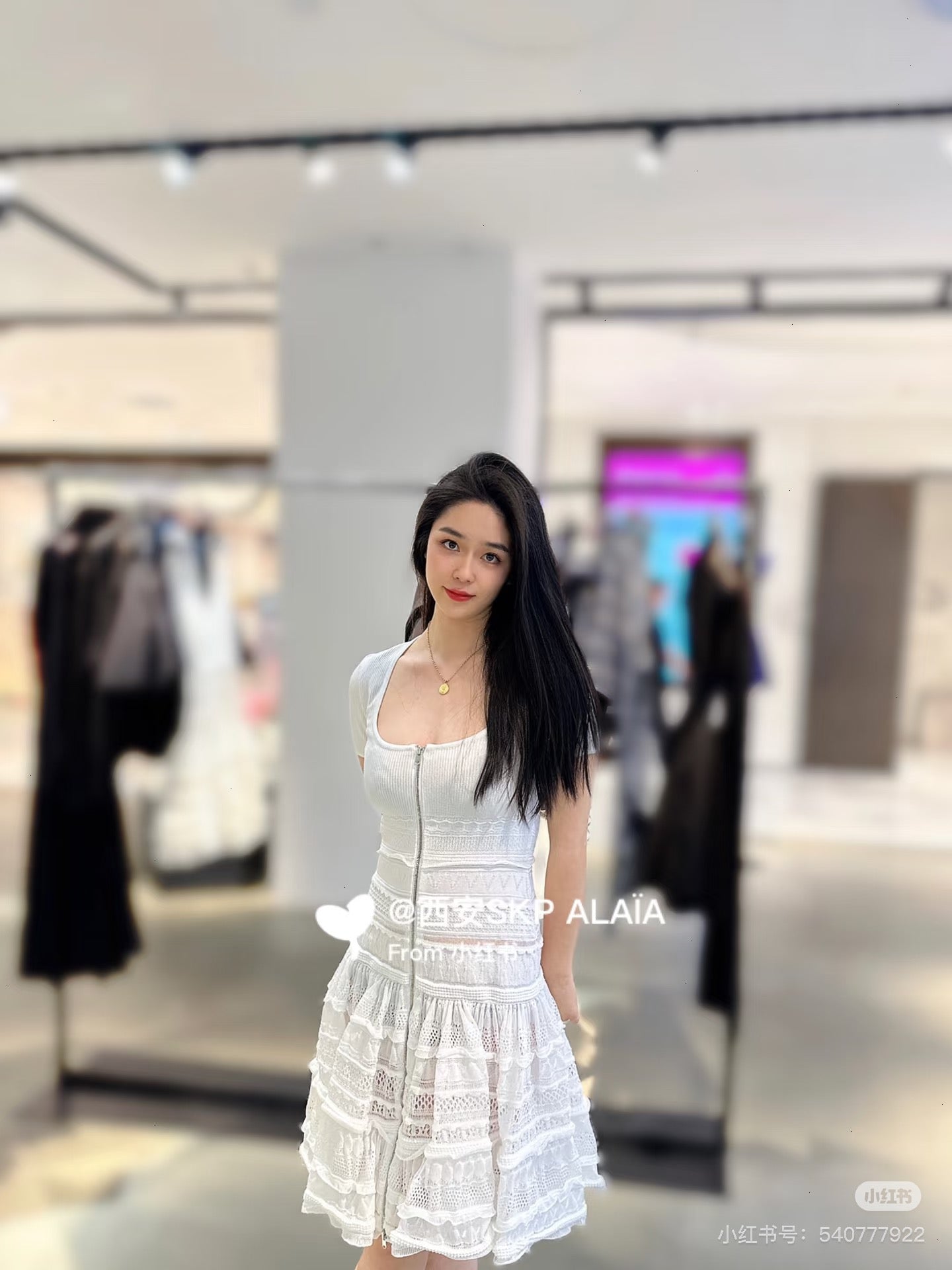 25fw ruffled dress