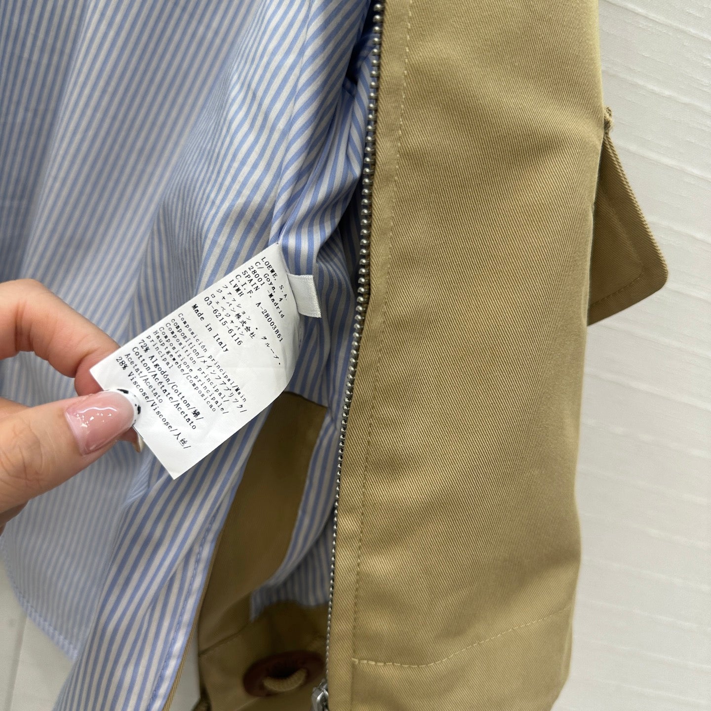 25fw splicing coat