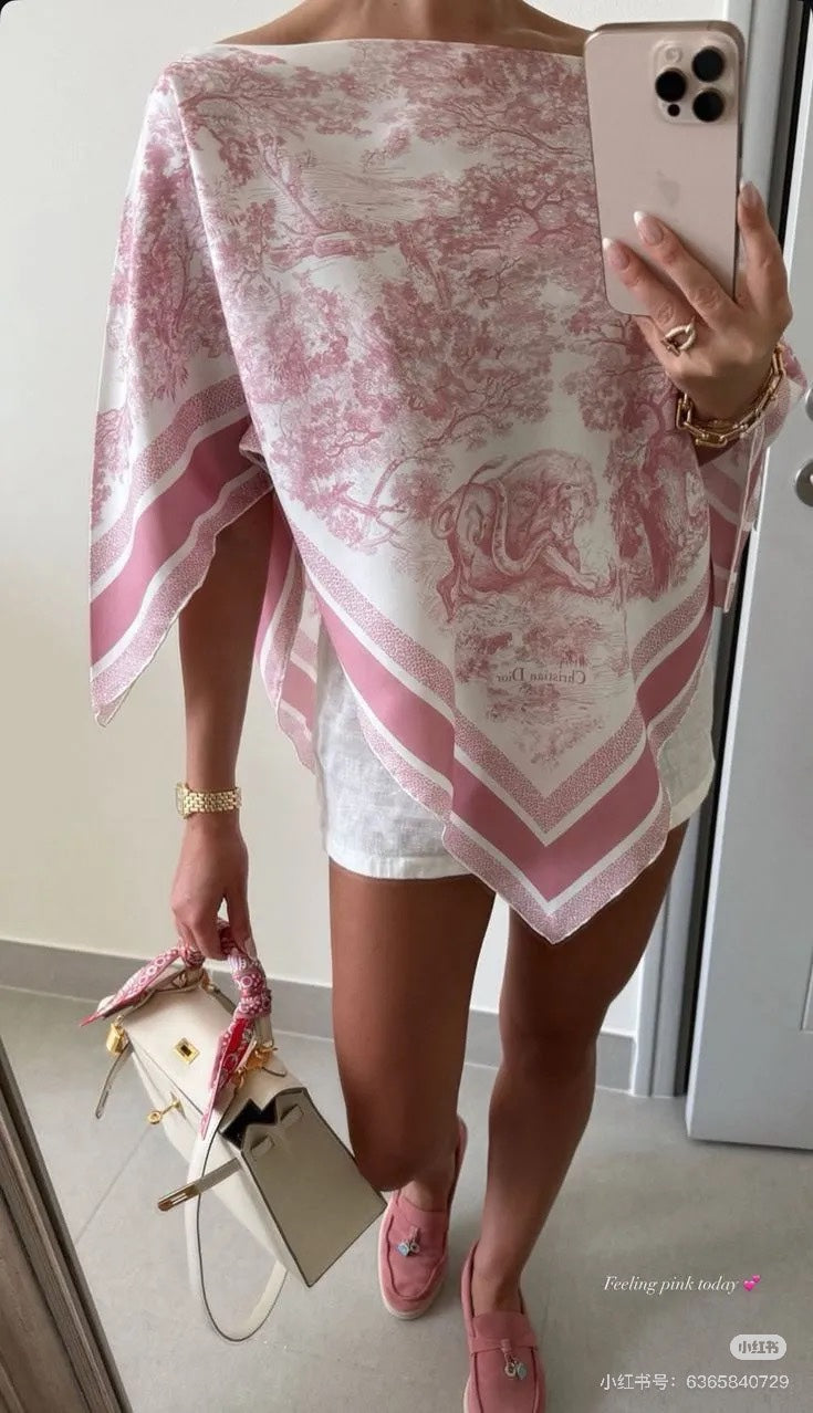 25fw printed smock